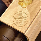 Personalised Best Grandpa Sofa Tray