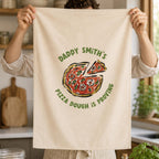 Personalised Pizza Dough Proving Tea Towel