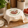 Personalised Pizza Dough Proving Tea Towel
