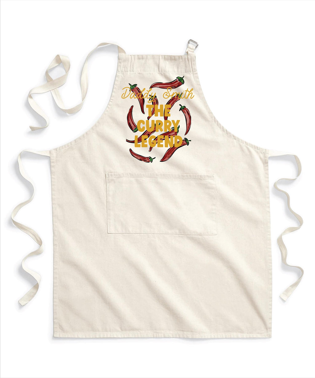 Personalised Curry Legend Apron
