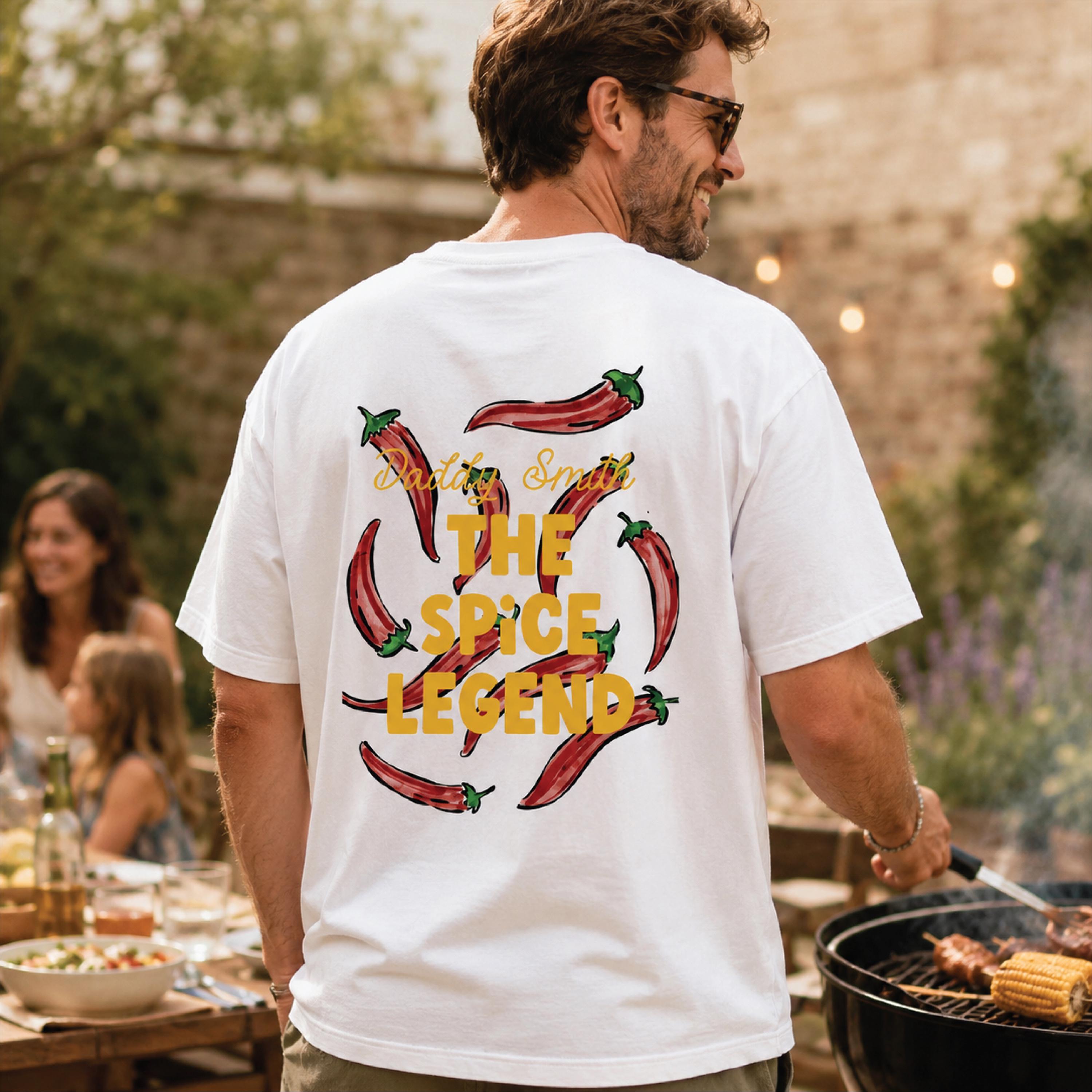 Personalised Spice Legend Graphic T Shirt