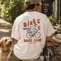 Personalised Bikes And Dogs Club Graphic T Shirt