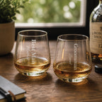 Personalised Groomsman Whisky Glass
