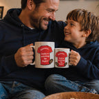 Daddy And Me Watching Rugby Mugs