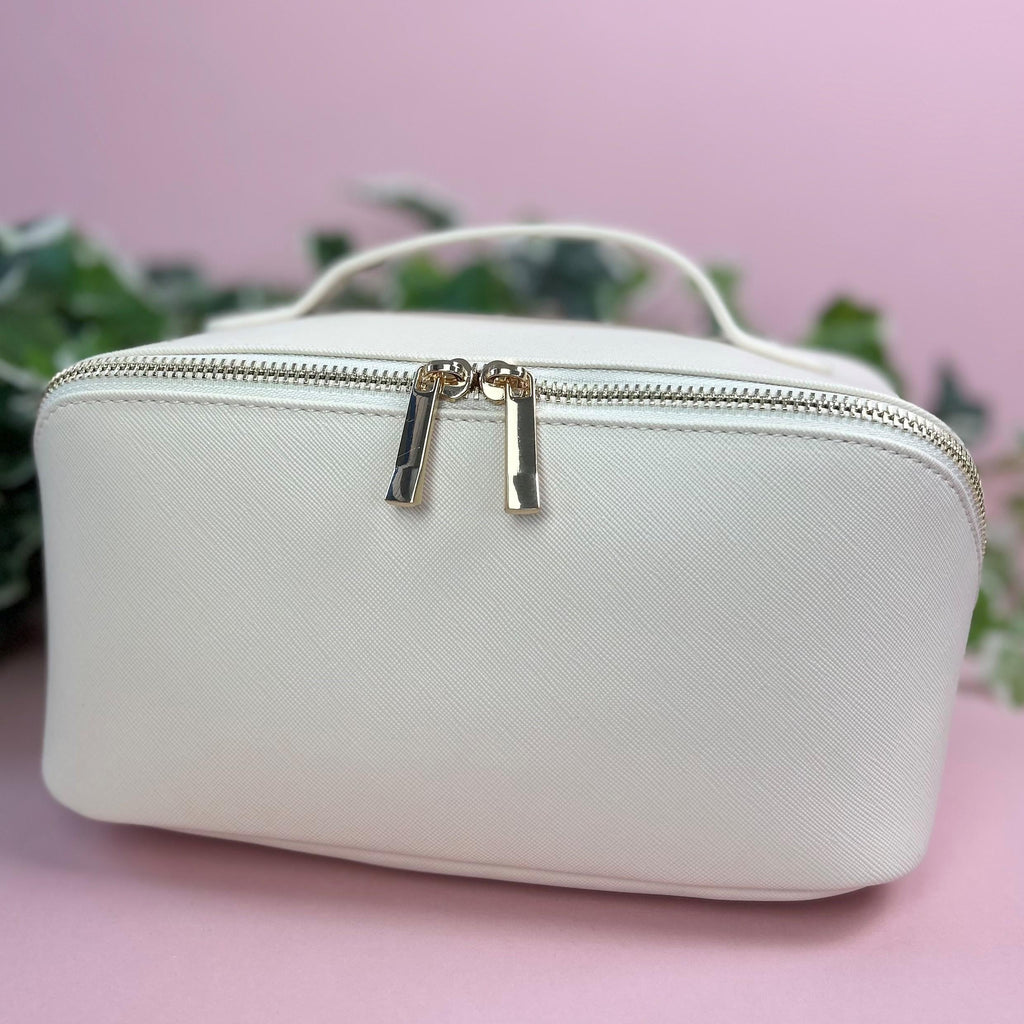 Personalised Open Flat Apres Ski Washbag