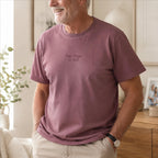 Embroidered Grandad Est T Shirt