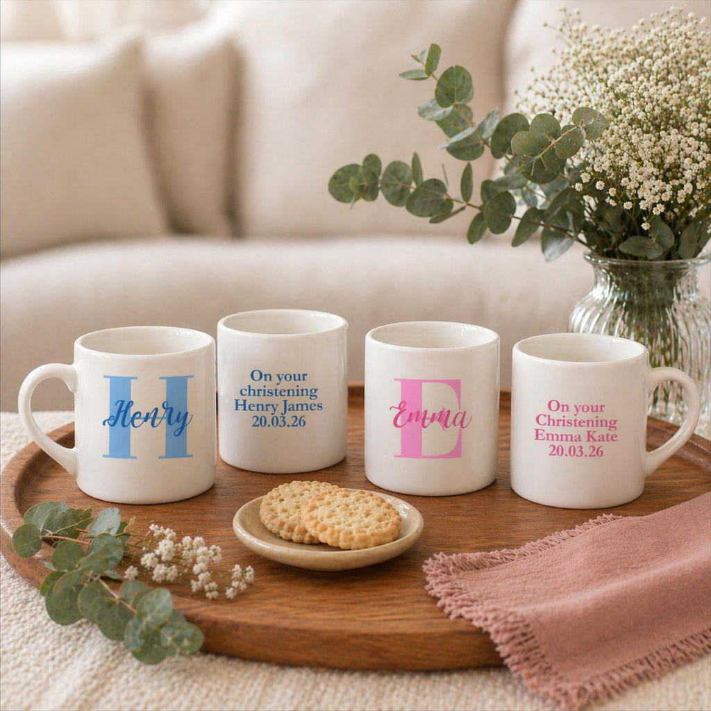 Personalised Giant Initial Kids Mini Mug