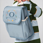 Personalised Kids Lunch Bag With Space Wreath Design