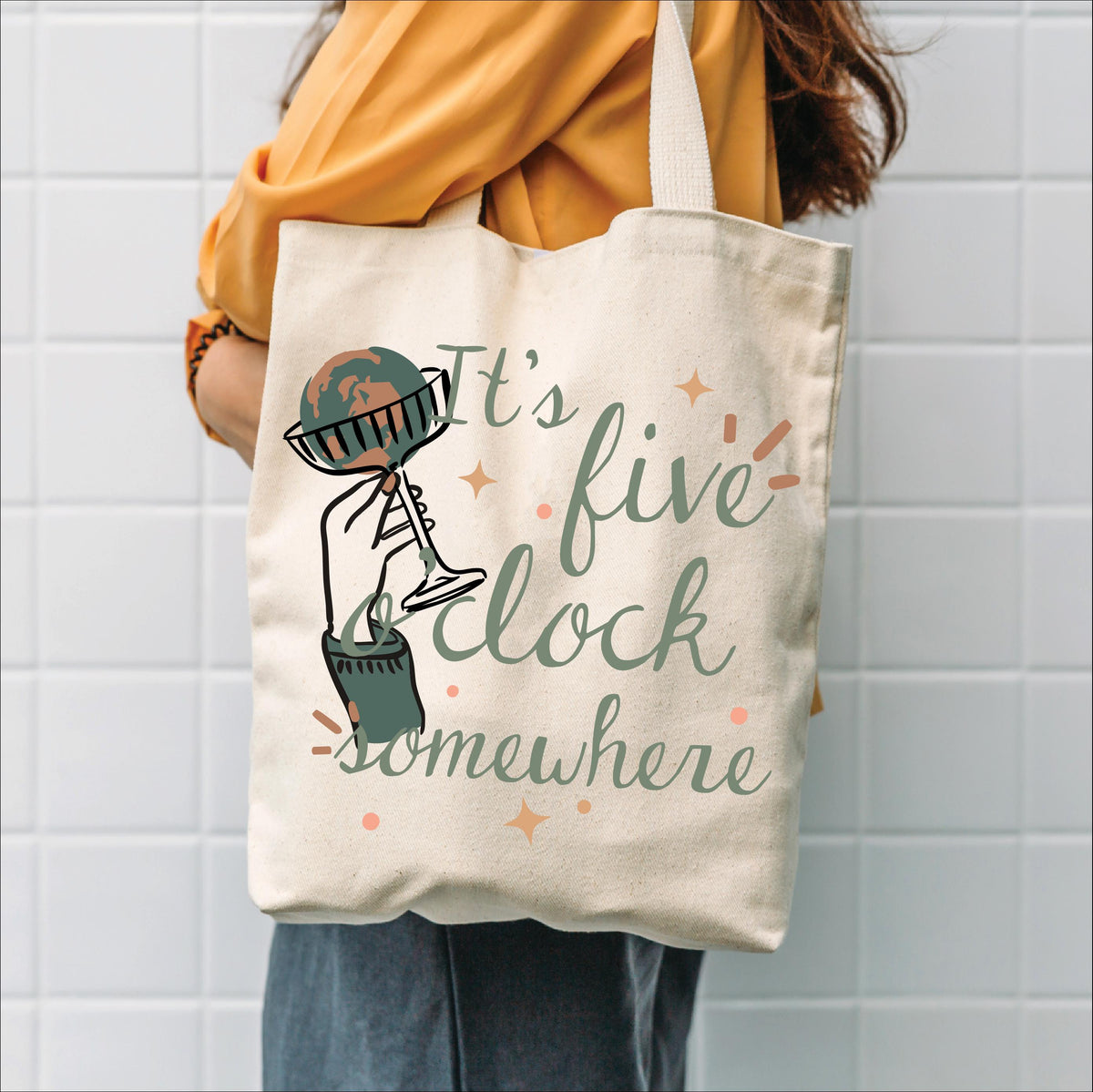 It's Five O'clock Somewhere Tote Bag