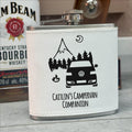 Personalised Campervan Companion Hip Flask