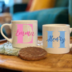 Personalised Giant Initial Kids Mini Mug