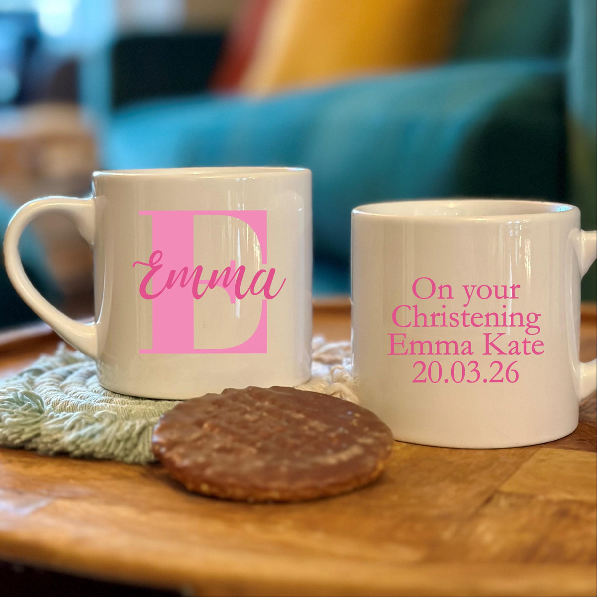 Personalised Giant Initial Kids Mini Mug