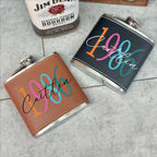Personalised Birth Year 40th Birthday Hip Flask