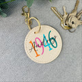 Personalised 80th Birthday Birth Year Keyring