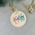 Personalised 80th Birthday Birth Year Keyring
