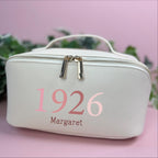 Personalised 100th Birthday Open Flat Washbag