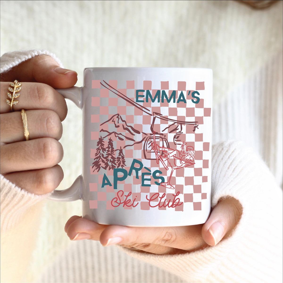 Personalised Cocktail Apres Ski Club Mug