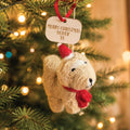 Personalised Cockapoo With Santa Hat Bauble