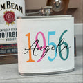 Personalised Birth Year 70th Birthday Hip Flask