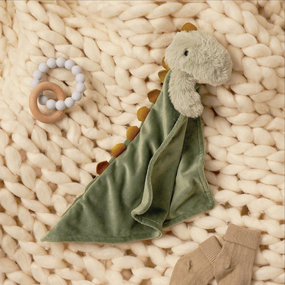 Personalised Dinosaur Baby Comforter