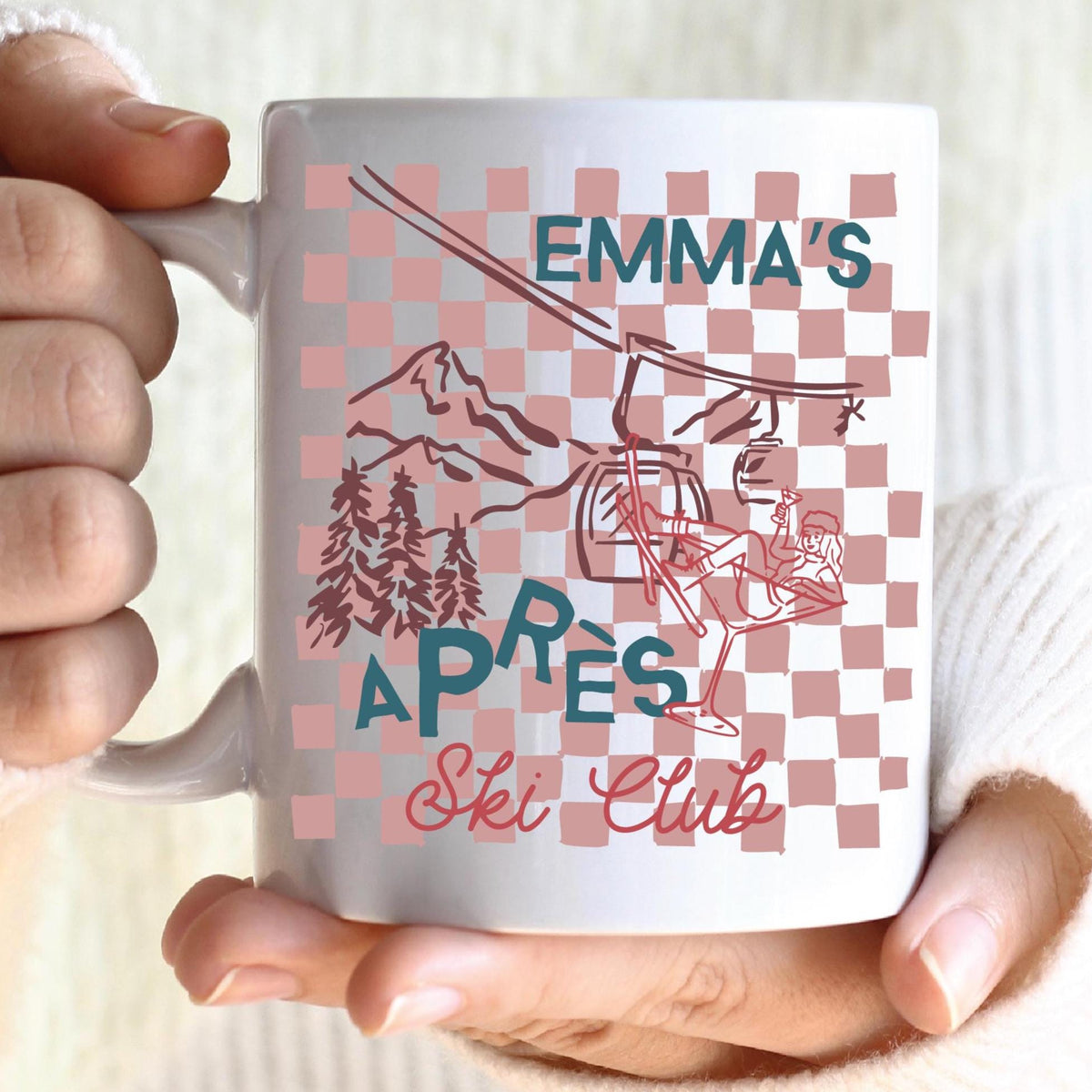 Personalised Cocktail Apres Ski Club Mug