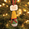 Personalised Bottle Of Fizz Champagne Bauble