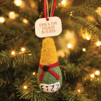 Personalised Bottle Of Fizz Champagne Bauble