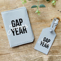 Personalised Gap Year Passport Cover And Luggage Tag