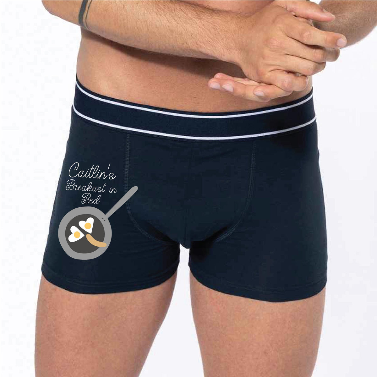 Personalised Breakfast In Bed Underwear