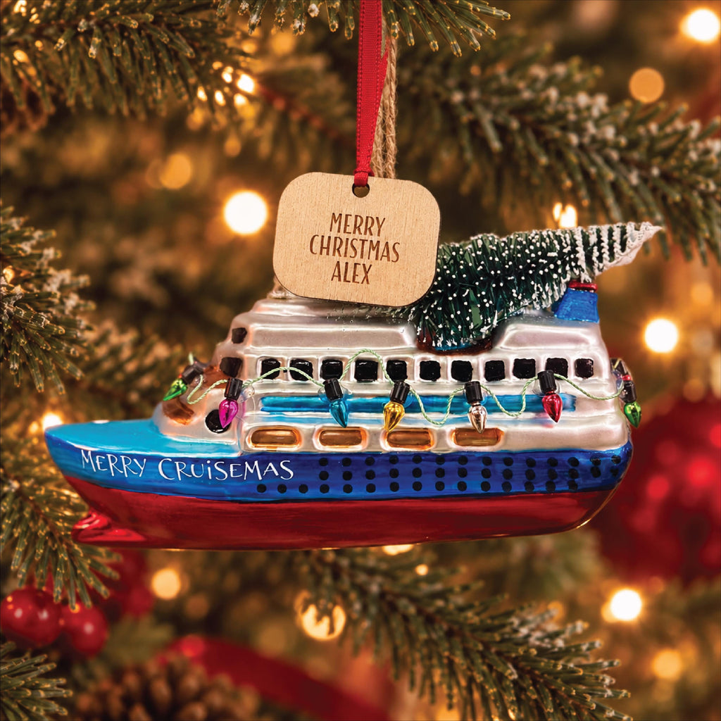 Personalised Cruise Ship Bauble