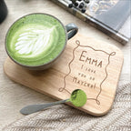 Personalised I Love You So Matcha Coaster Board