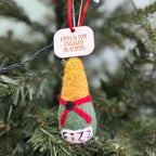 Personalised Bottle Of Fizz Champagne Bauble