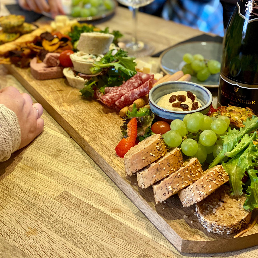 Personalised Extra Long Mango Serving Platter