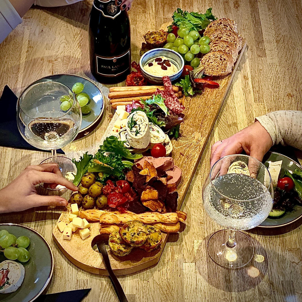 Personalised Extra Long Mango Serving Platter