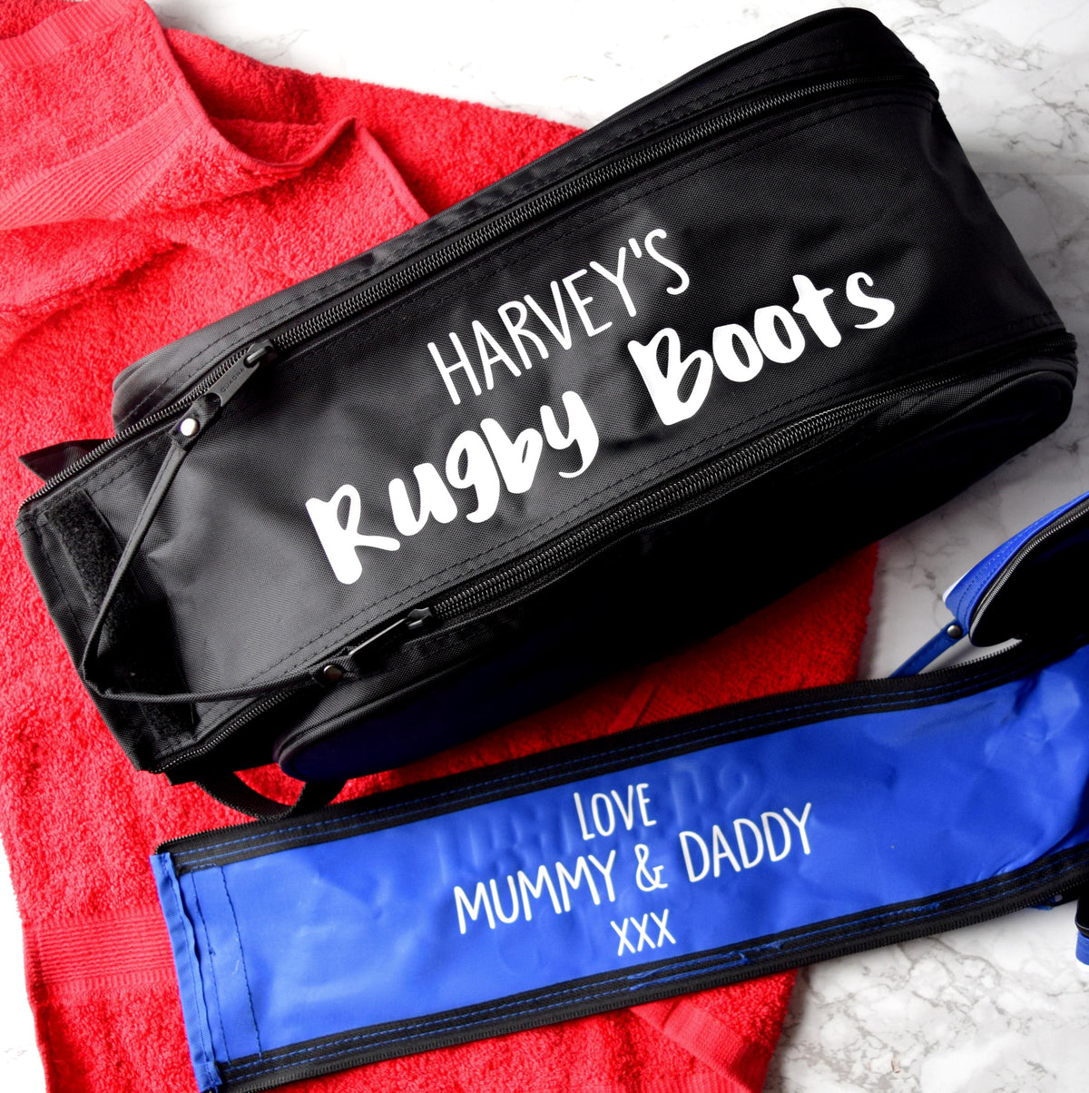 Personalised Boot Bag With Secret Message Inside