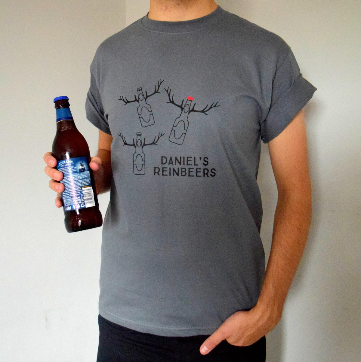 Personalised Reinbeers Christmas T Shirt