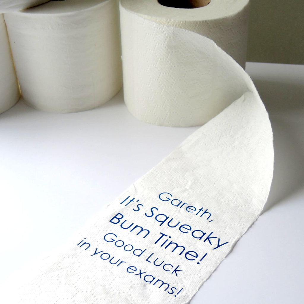 Personalised Good Luck In Your Exams Toilet Roll