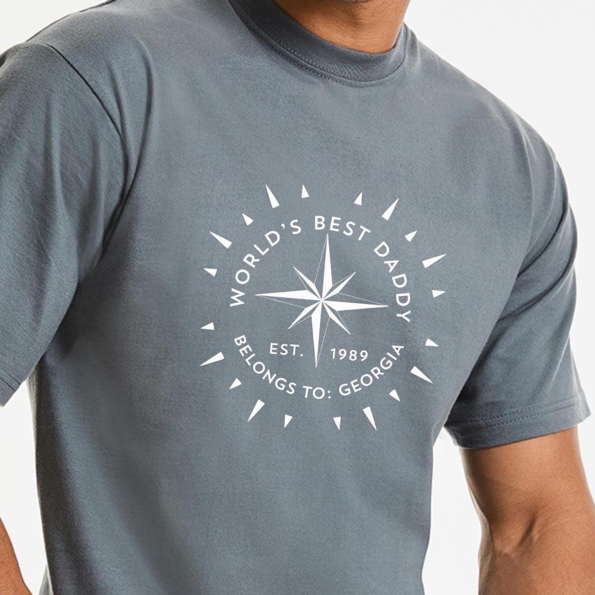 Personalised Compass T Shirt