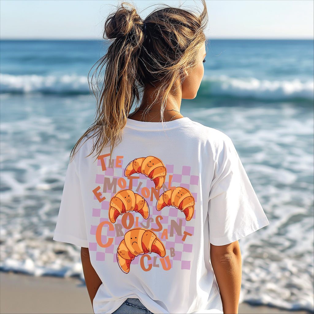 Emotional Croissants Graphic T Shirt