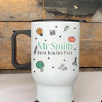 Personalised School Drawings Best Teacher Ever Travel Mug