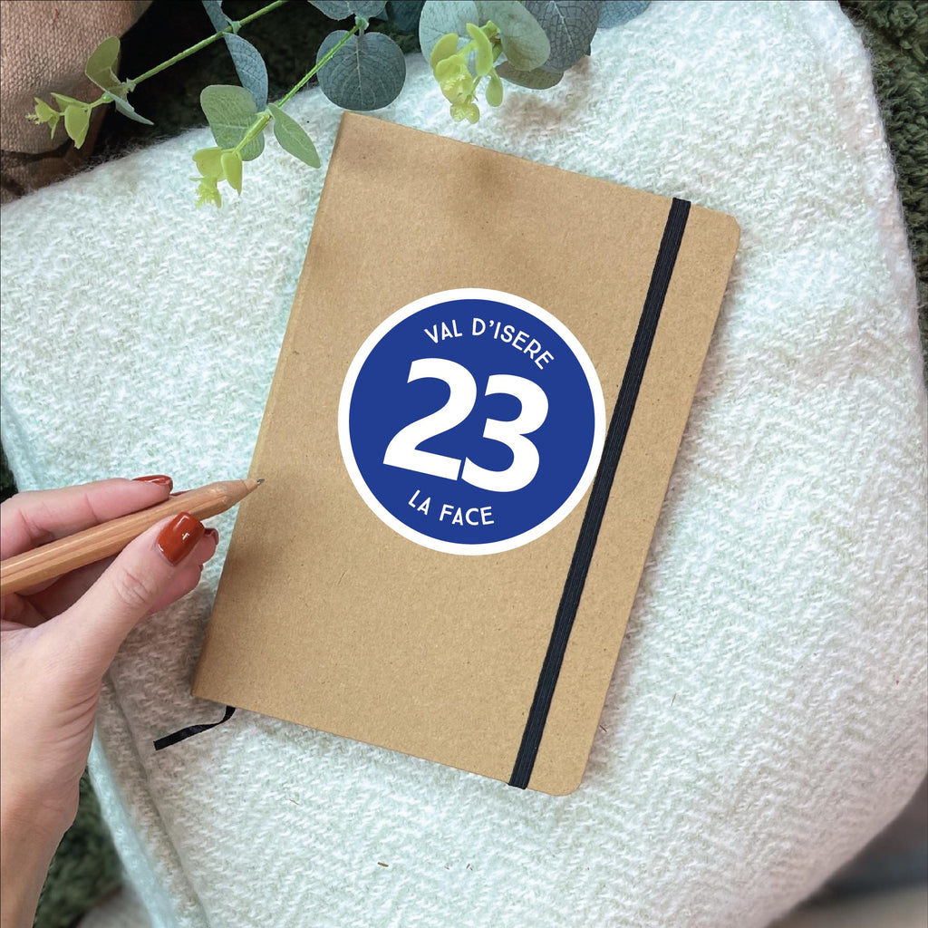 Personalised Skiing Piste Marker Notebook