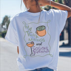 Personalised Matcha Mornings And Cocktail Evenings T Shirt