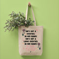 Personalised Whole World In Her Hands Teacher Tote Bag