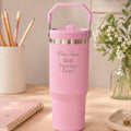 Personalised Best Teacher Ever Water Bottle With Handle