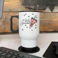 Personalised Flowers Best Grandma Travel Mug