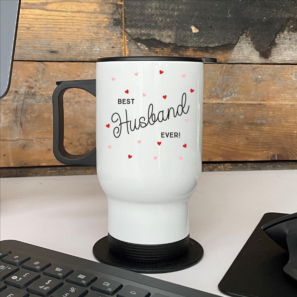 Personalised Best Husband Ever Travel Mug