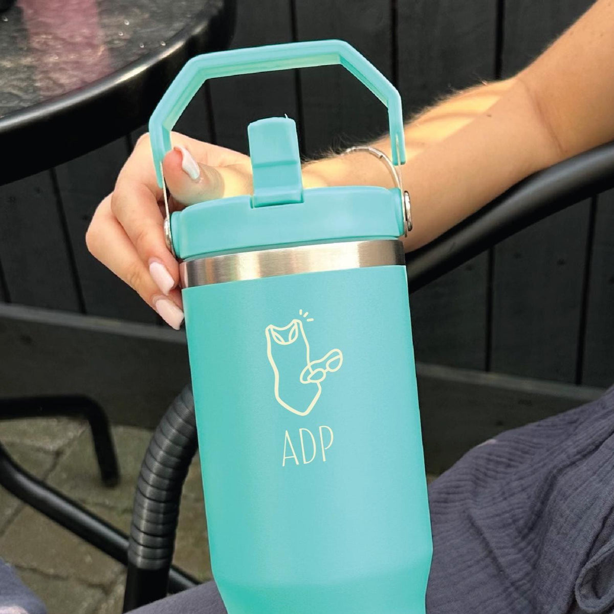 Personalised Water Bottle For Swimming