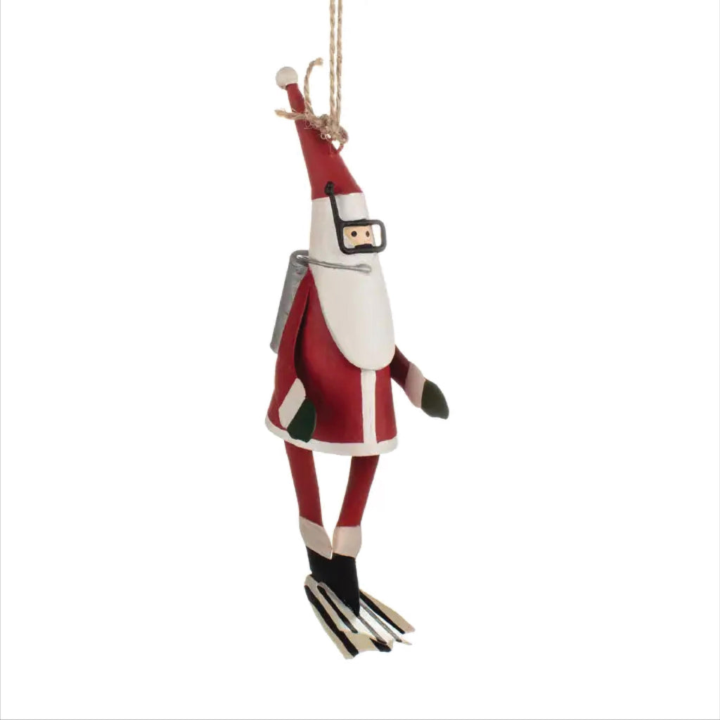 Personalised Scuba Diver Santa Christmas Decoration