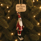 Personalised Scuba Diver Santa Christmas Decoration