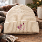 Chicken Wine Motif Winter Hat